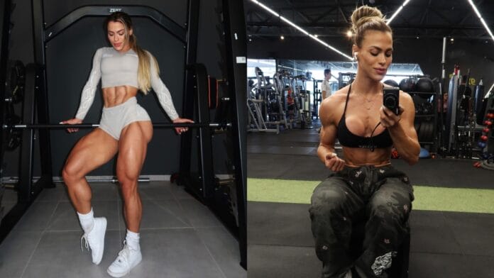 Eduarda Bezerra, brasileira no Mr. Olympia 2026 (Foto: @eduardabeezerra, Redes sociais)