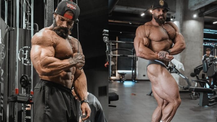 Mike Sommerfeld, alemão no Mr. Olympia 2026 (Foto: Redes sociais, Reprodução)