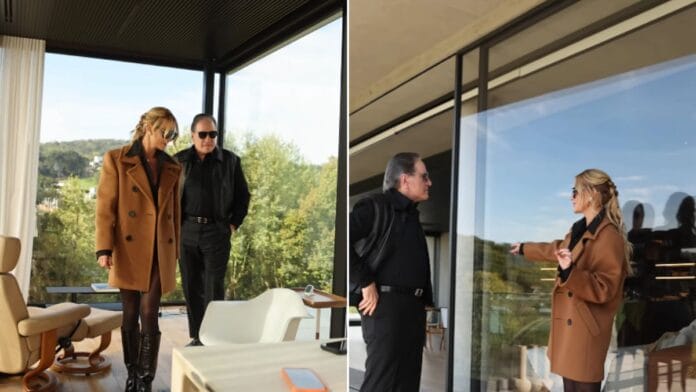 Roberto Justus e Ana Paula Siebert fazem “aposta” sobre data de entrega de nova mansão em SP