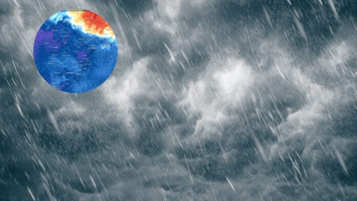 Tempestades devem voltar a atingir o país nesta semana com possibilidade de queda nas temperaturas (Foto Banco de imagens Meteored, Reprodução)