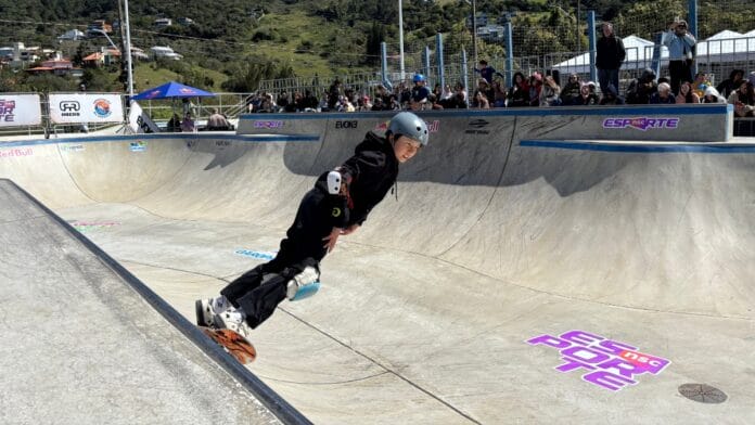 Skate SC Park define campeões da etapa de Garopaba (Foto: Vitório Fleury, NSC TV)