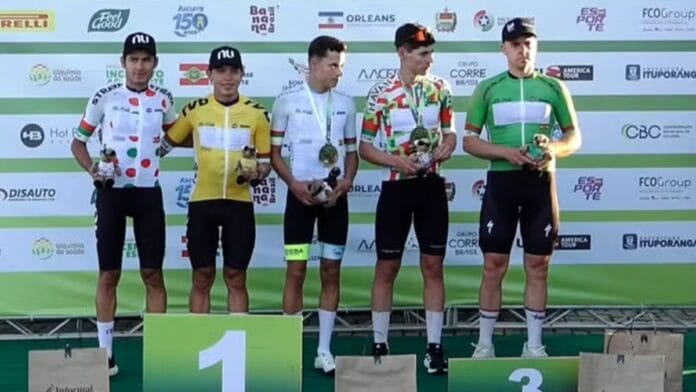 Segunda etapa da Volta Ciclística de Santa Catarina 2026 (Foto: Volta SC, Reprodução)