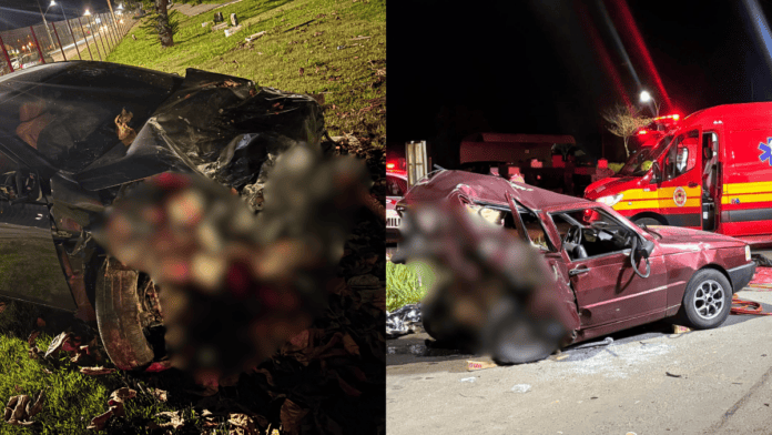 Adolescente de 15 anos morre e irmã gêmea fica gravemente ferida após batida entre carros em SC