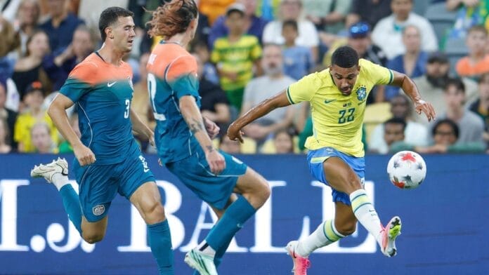 Brasil e Austrália empataram no primeiro amistoso (Foto: Rafael Ribeiro, CBF)