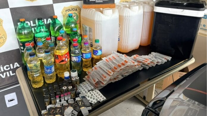 De agrotóxico a caneta emagrecedora: homem é preso por venda ilegal em SC