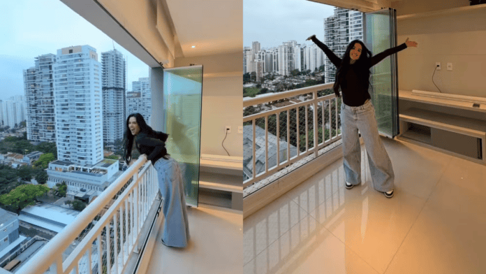 Aos 30 anos, ex-BBB 26 aluga primeiro apartamento em São Paulo e mostra aos seguidores