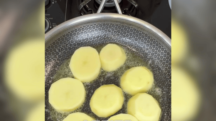 Batatas na frigideira