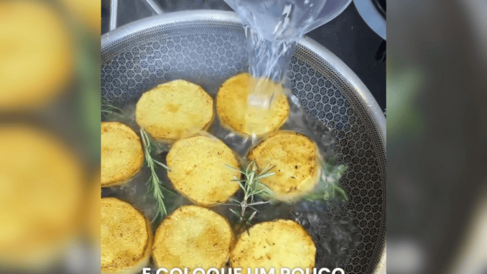 Batatas na frigideira