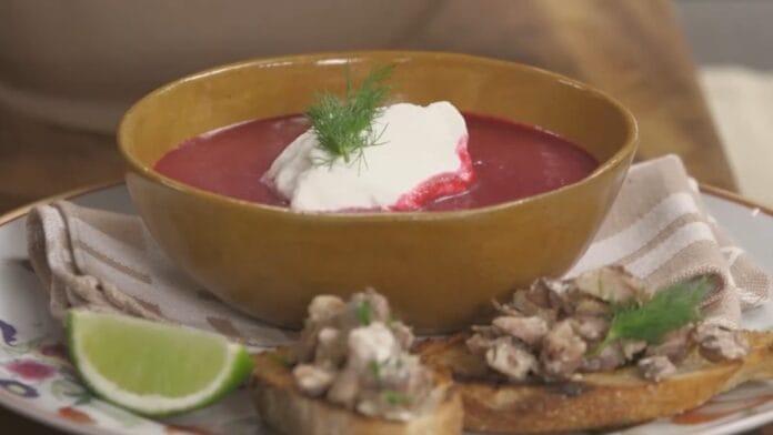 sopa de beterraba finaizada