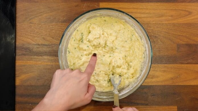 Massa do bolinho de arroz