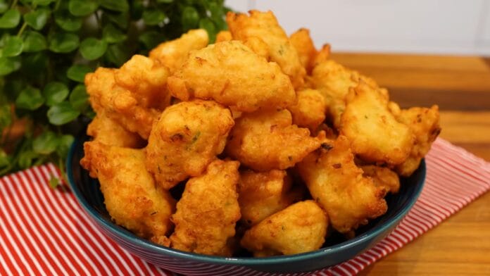 bolinhos de arroz já fritos