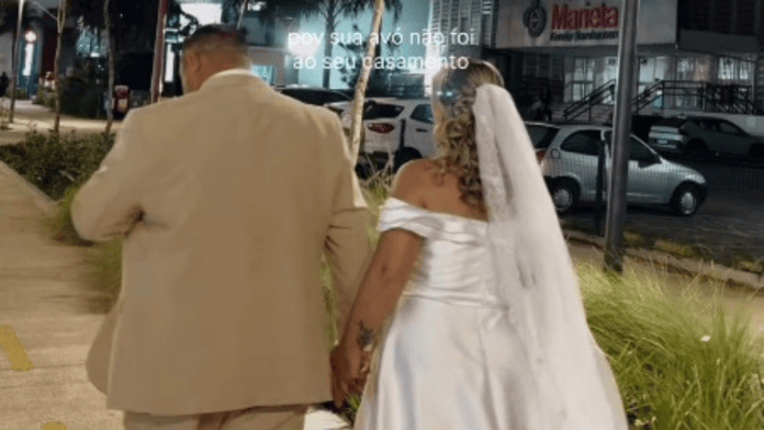 No dia do casamento, noiva visita a avó que não podia ir à cerimônia por estar internada em hospital: "Momento lindo e emocionante"