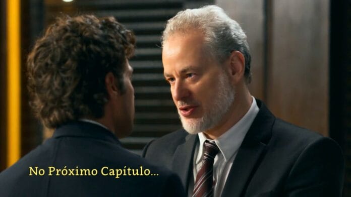 cena da novela das nove da TV Globo