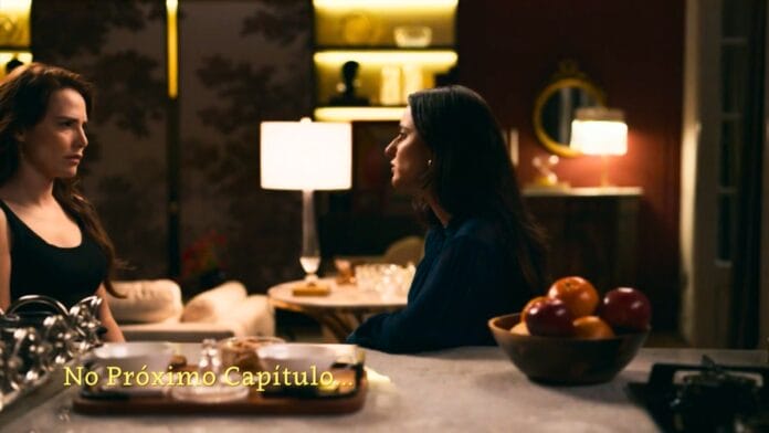cena da novela das nove da TV Globo