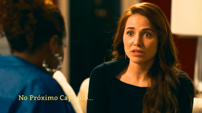 cena da novela das nove da TV Globo