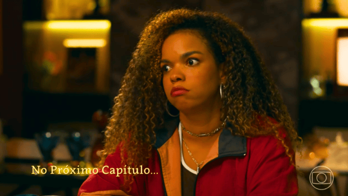 cena da novela das nove da TV Globo