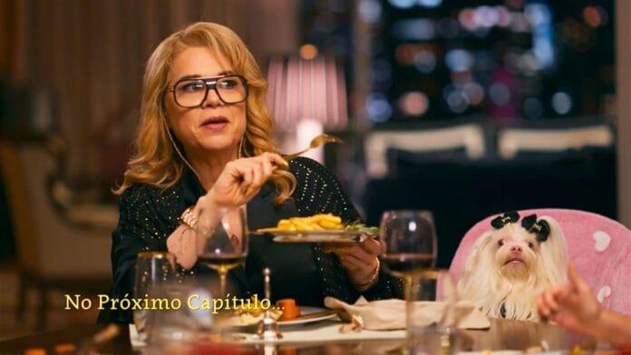 cena da novela das nove da TV Globo
