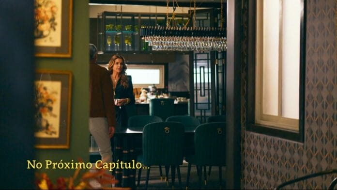 cena da novela das nove da TV Globo