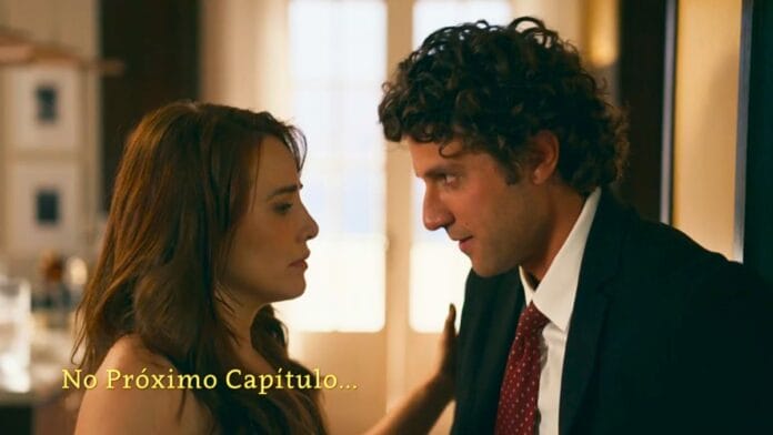 cena da novela das nove da TV Globo