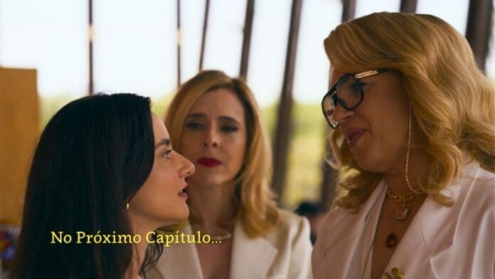 cena da novela das nove da TV Globo