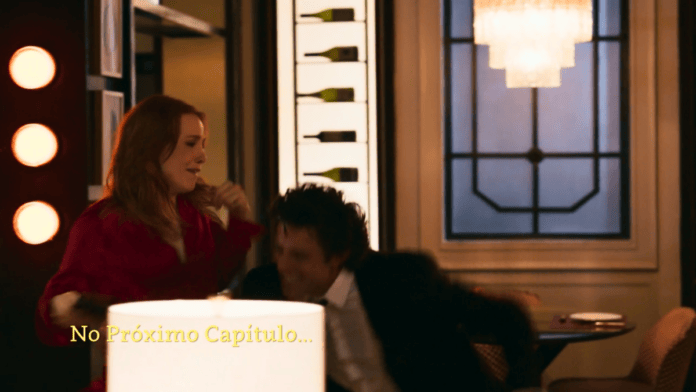 cena da novela das nove da TV Globo