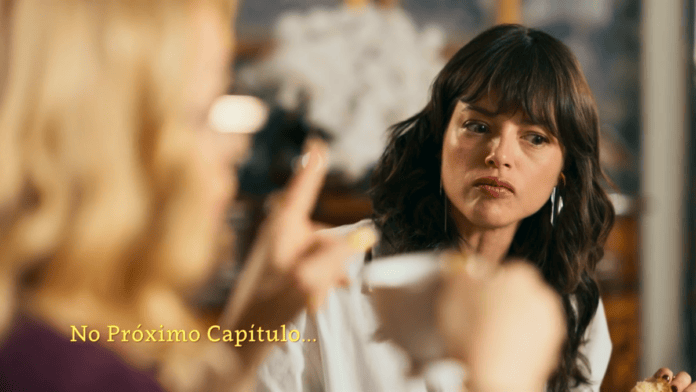 cena da novela das nove da TV Globo