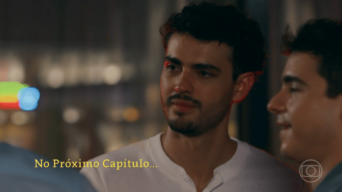 cena da novela das nove da TV Globo