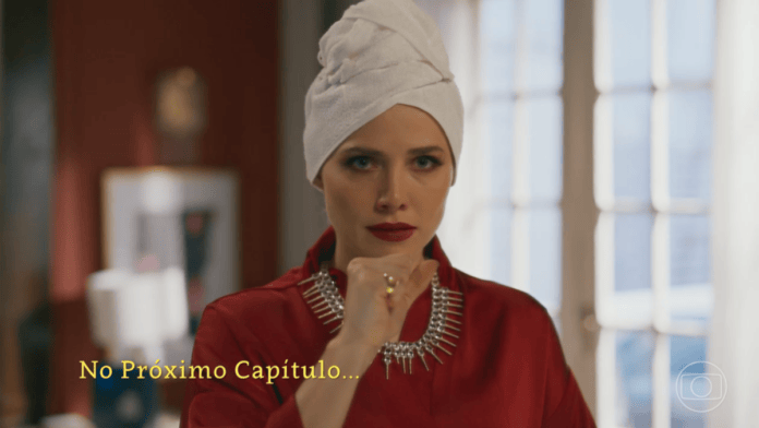 cena da novela das nove da TV Globo