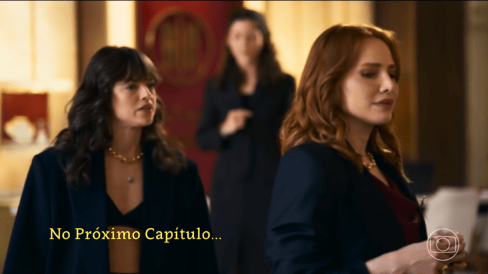 cena da novela das nove da TV Globo