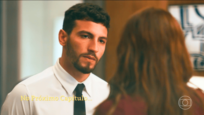 cena da novela das nove da TV Globo