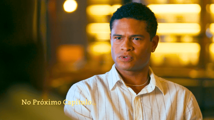 cena da novela das nove da TV Globo