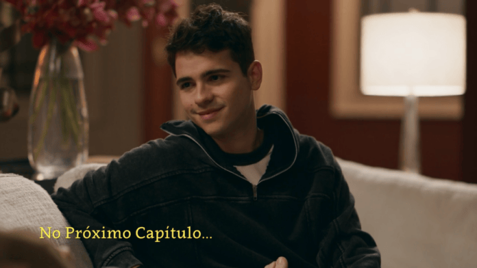 cena do capítulo da novela das nove da TV Globo