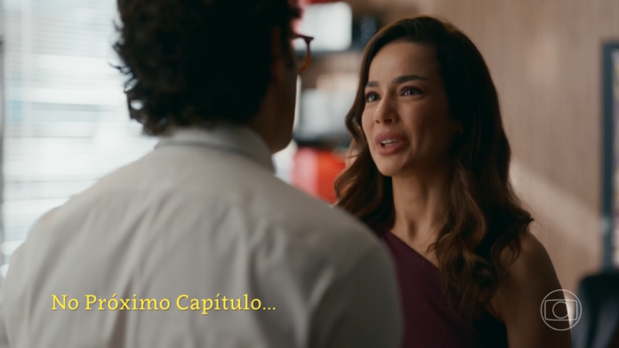 cena da novela das nove da TV Globo