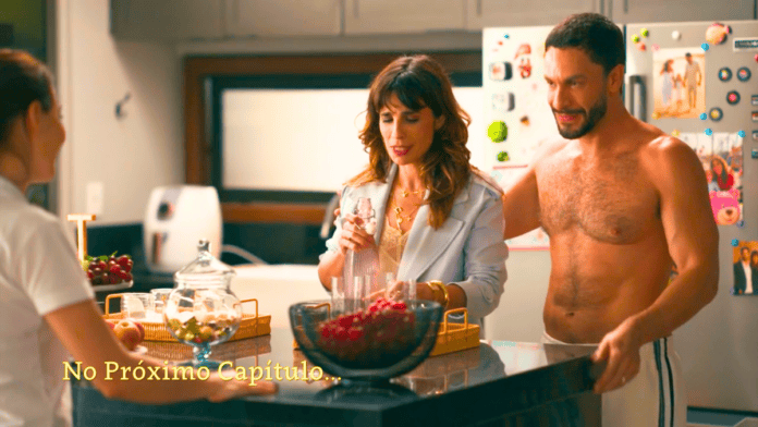 cena da novela das nove da TV Globo