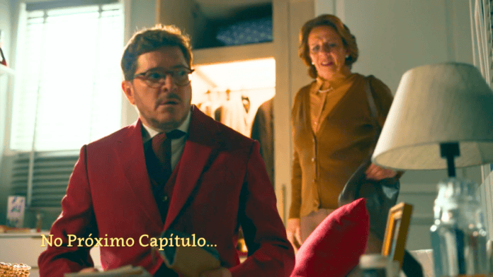 cena da novela das nove da TV Globo