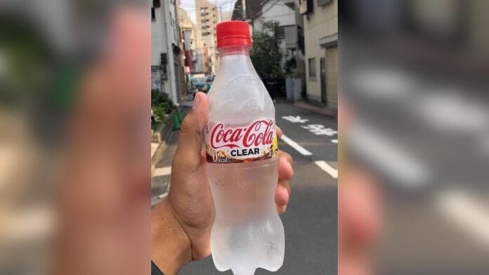 coca-cola transparente