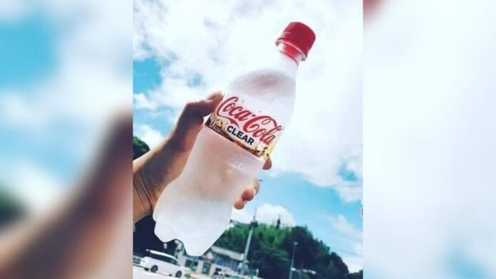 coca-cola transparente