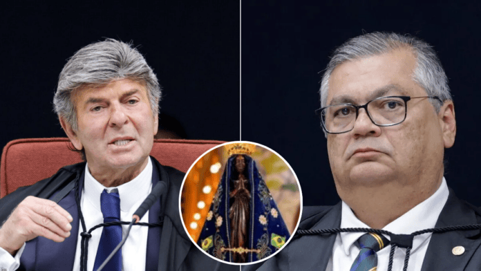 Fux atende pedido de Flávio Bolsonaro e suspende decisão de Dino em nova reviravolta sobre Nossa Senhora Aparecida