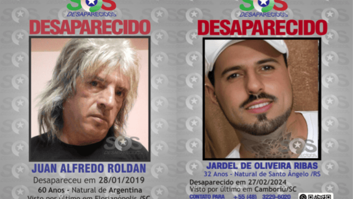 Santa Catarina foi um dos estados com maior taxa de desaparecimentos a cada 100 mil habitantes nos primeiros meses de 2026 (Foto: SOS Desaparecidos)