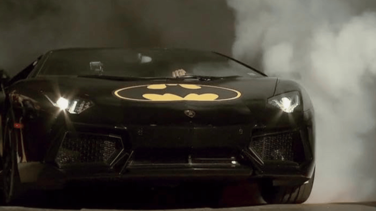 Os batmóveis foram duas Lamborghinis Gallardo (Foto: Divulgação / IMDb)
