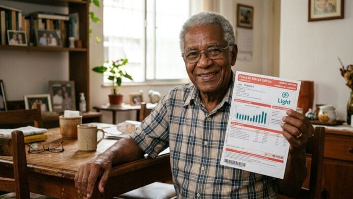 Idosos de baixa renda podem ter desconto automático na conta de luz sem ir ao Cras