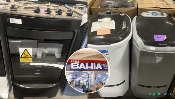 Eletrodomésticos estão em promoção no leilão da Casas Bahia (Foto: Divulgação)Eletrodomésticos estão em promoção no leilão da Casas Bahia (Foto: Divulgação)
