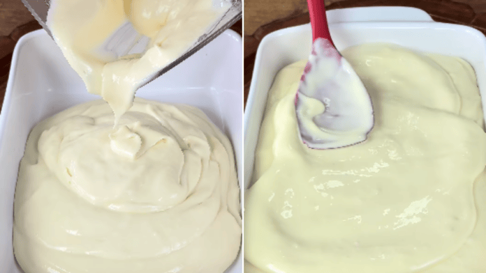 Misture suco de limão, chocolate branco e creme de leite no liquidificador para fazer uma mousse trufada perfeita para a sobremesa
