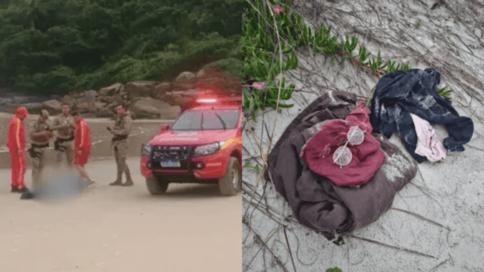 Mulher nua encontrada morta em praia famosa de Florianópolis ainda não foi identificada