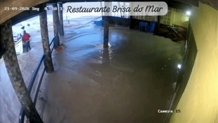 Onda gigante em Laguna