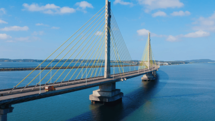 Monitoramento da Ponte Anita Garibaldi continua e tráfego deve seguir restrito até outubro, diz concessionária