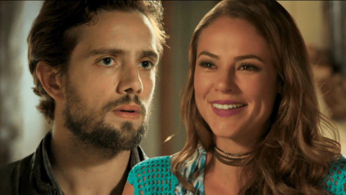 Melissa (Paolla Oliveira) mente para Felipe (Rafael Cardoso) dizendo que está grávida, mesmo tomando pílula, nesta sexta (4).
