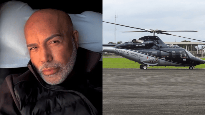 Rick tem 59 anos e estava no helicóptero que caiu na Serra (Foto: Reprodução)