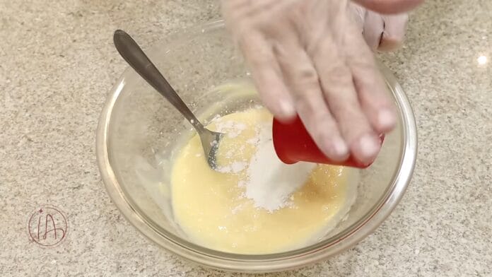 Adicionando os ingredientes 
