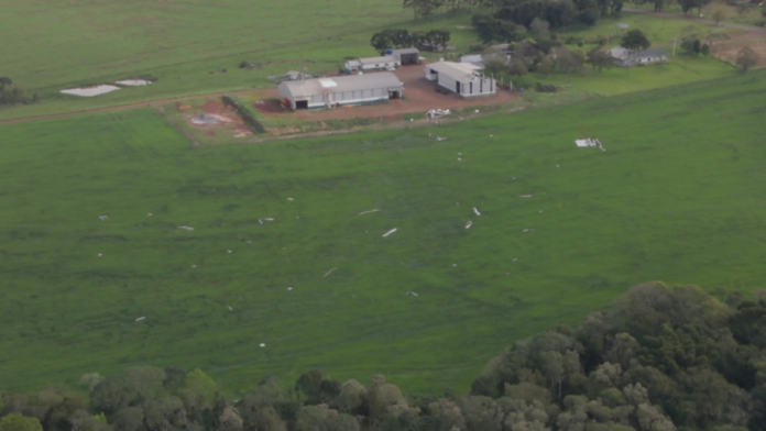 tornado em Campo Erê